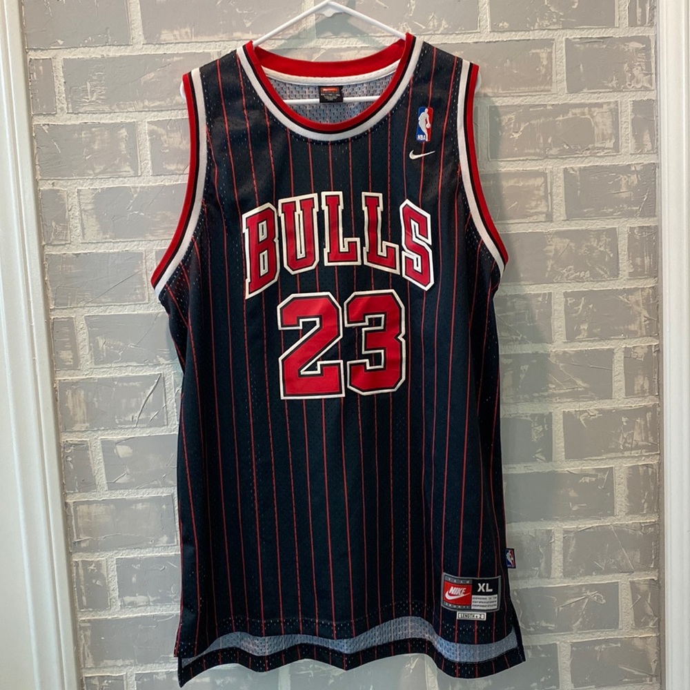 NBA Chicago Bulls 23 Team Sports Nike Jersey “+2 length”